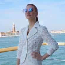 ulleres de metall oliver peoples jessica chastain festival de venecia 2021